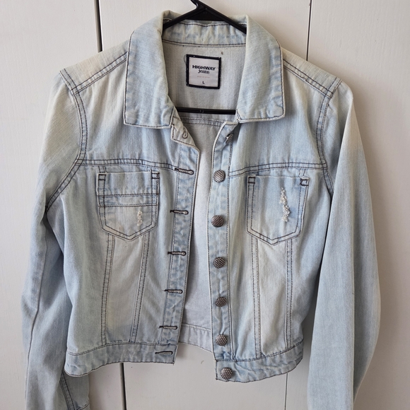 Highway Jeans Jackets & Blazers - Highway Jeans Light Blue Jean Jacket